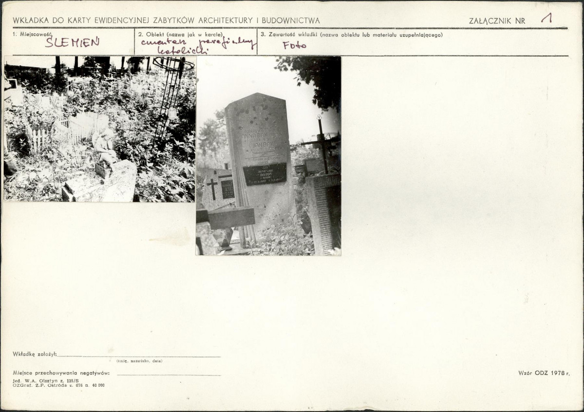 Karta cmentarza, skan nr 5