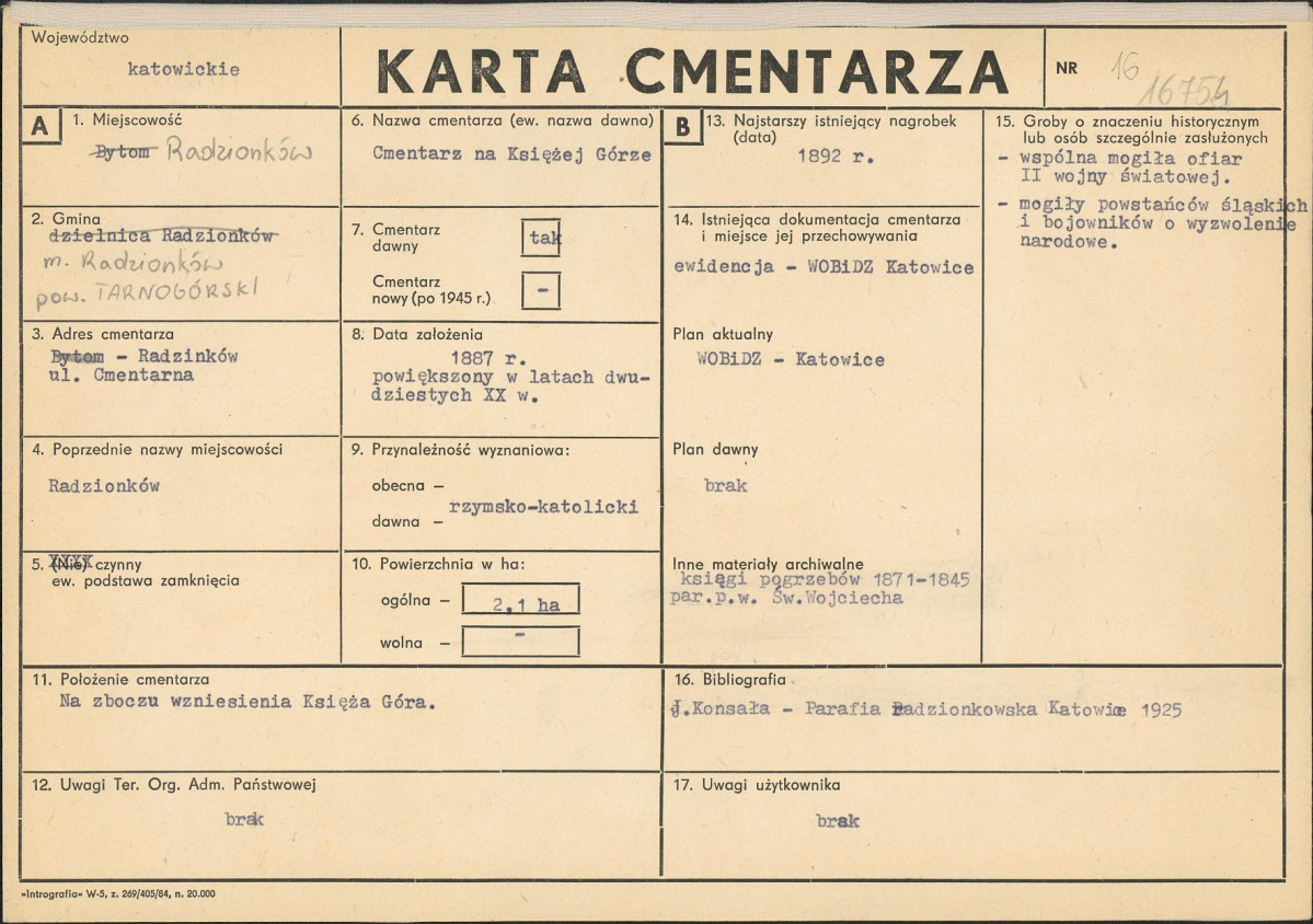 Karta cmentarza, skan nr 1