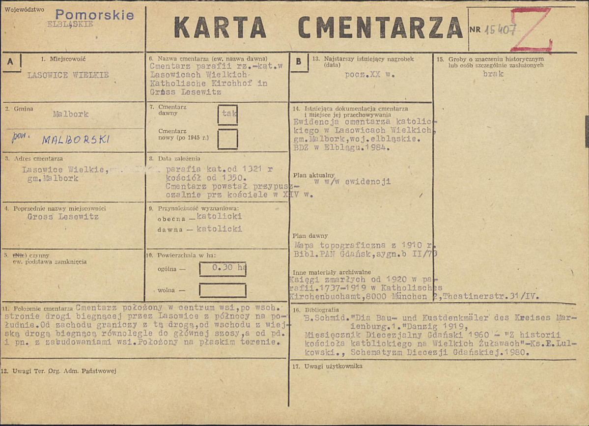 Karta cmentarza, skan nr 1