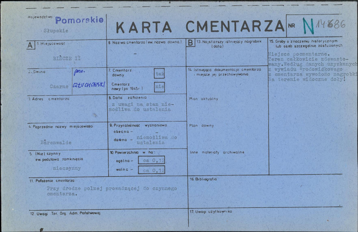 Karta cmentarza, skan nr 1