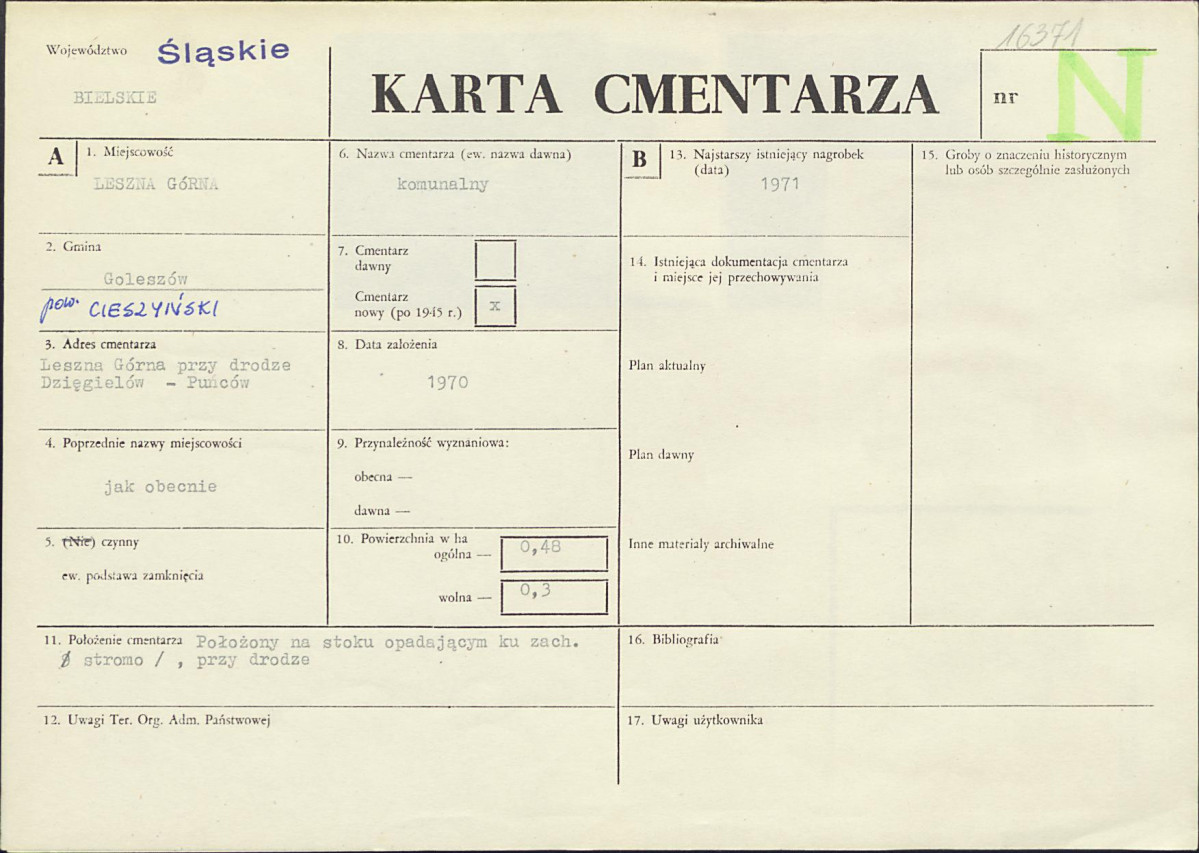 Karta cmentarza, skan nr 1