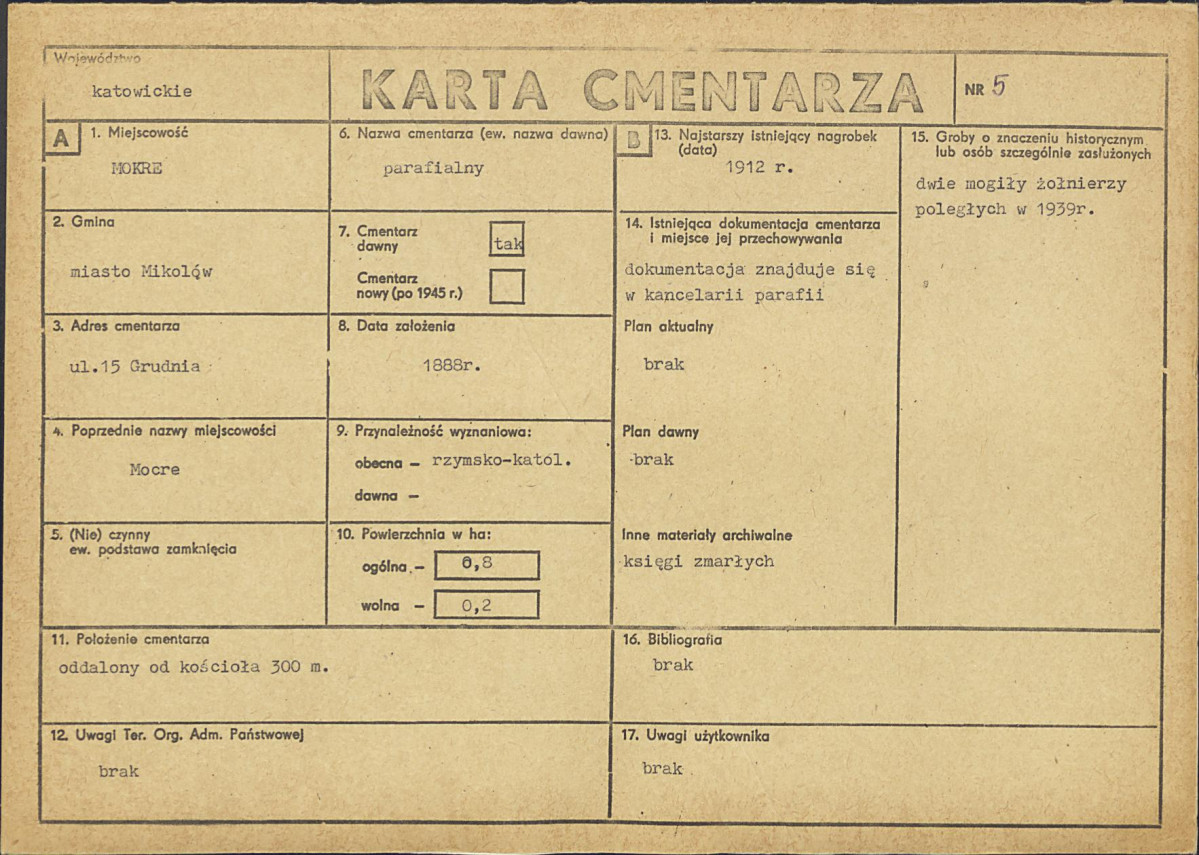 Karta cmentarza, skan nr 1