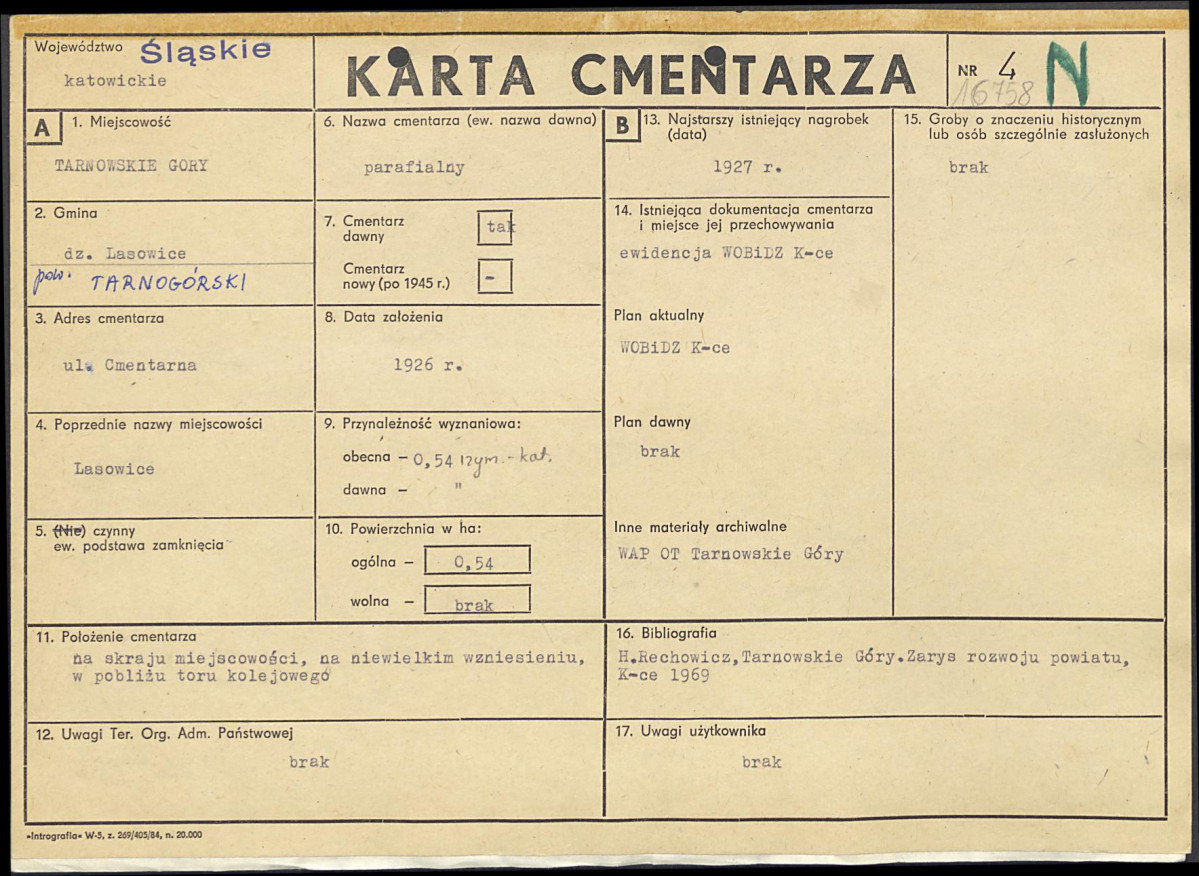 Karta cmentarza, skan nr 1