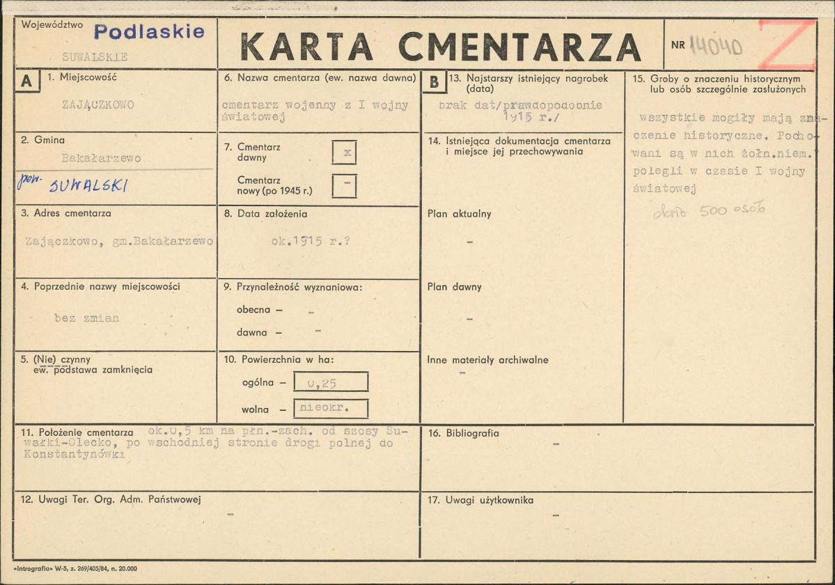 Karta cmentarza, skan nr 1