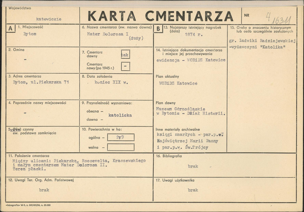 Karta cmentarza, skan nr 1