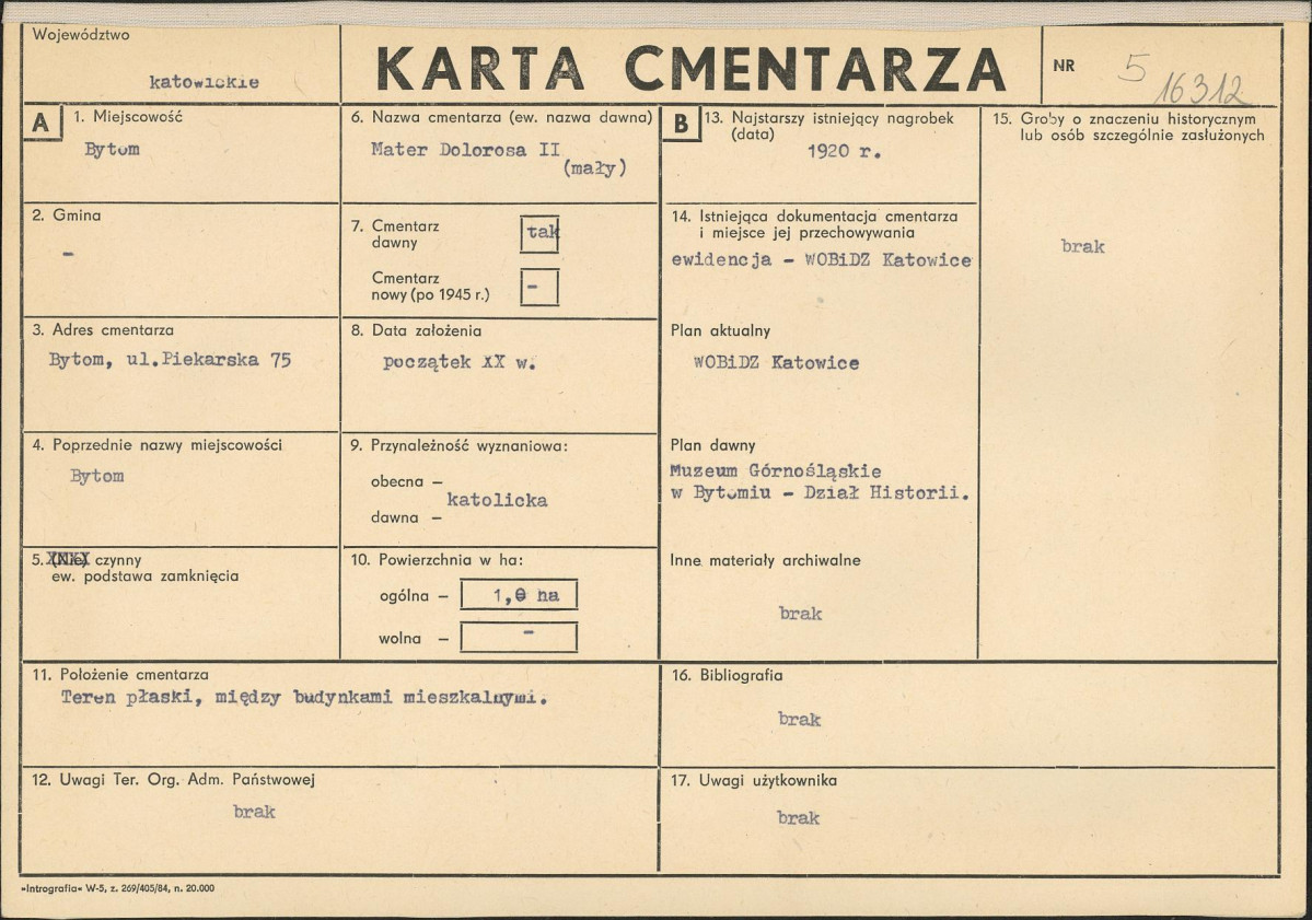 Karta cmentarza, skan nr 1