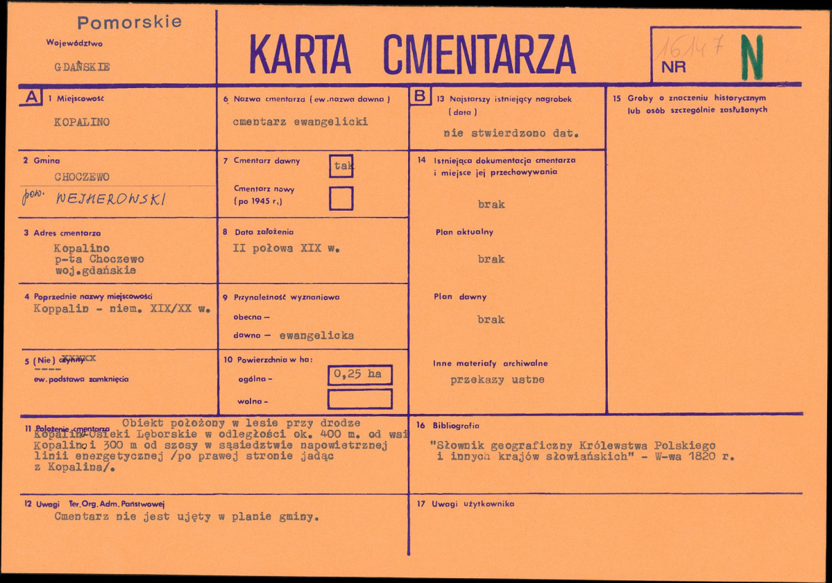 Karta cmentarza, skan nr 1