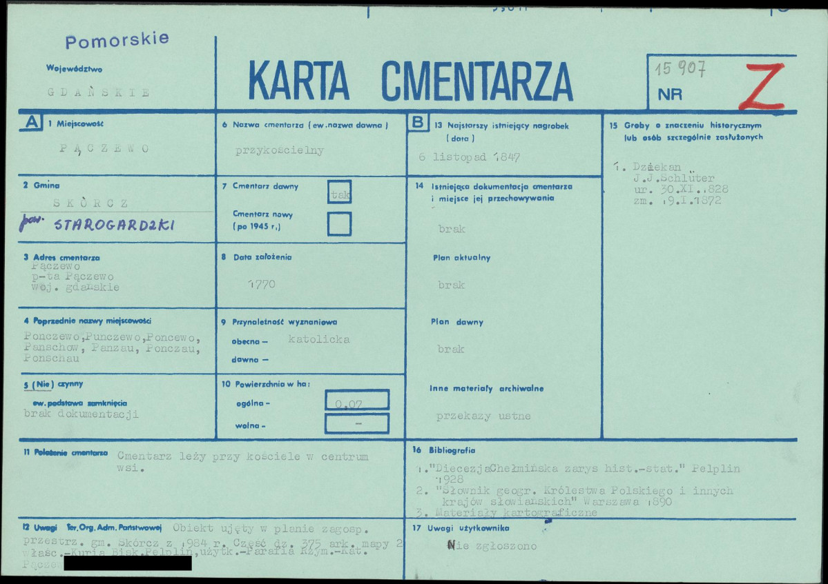 Karta cmentarza, skan nr 1