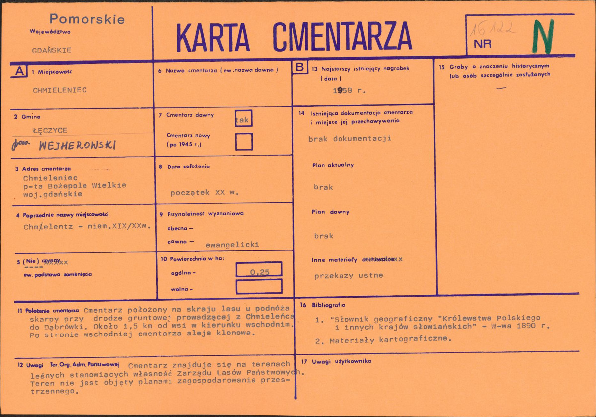 Karta cmentarza, skan nr 1