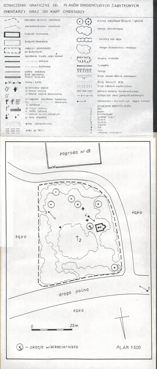 Karta cmentarza, skan nr 3