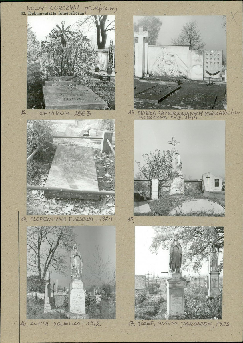 Karta cmentarza, skan nr 6