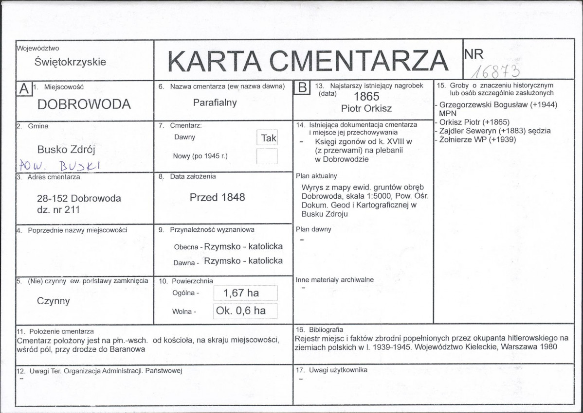 Karta cmentarza, skan nr 1