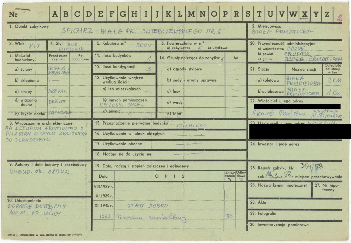 KZ - Karta zielona, skan nr 1