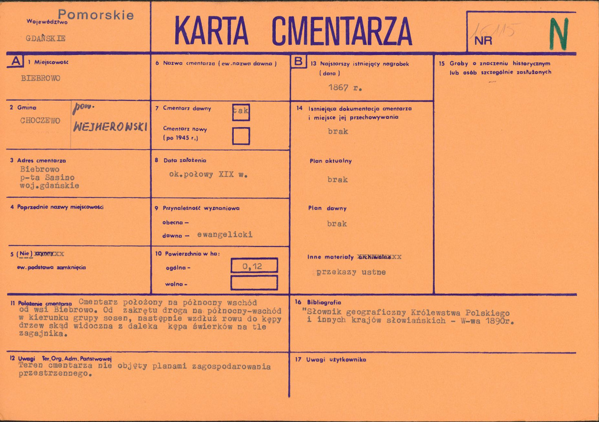 Karta cmentarza, skan nr 1