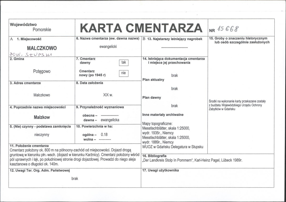 Karta cmentarza, skan nr 1