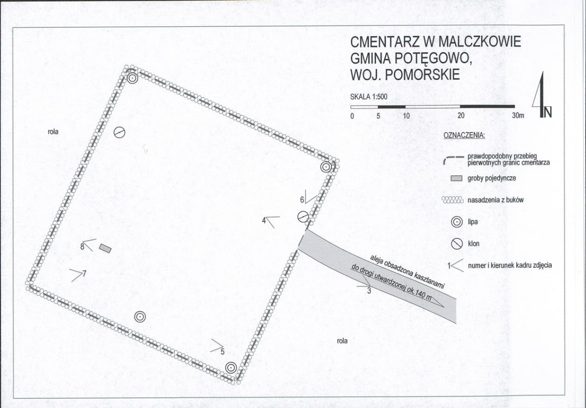 Karta cmentarza, skan nr 3