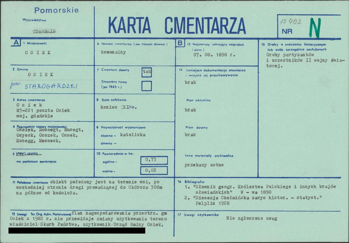 Karta cmentarza, skan nr 1