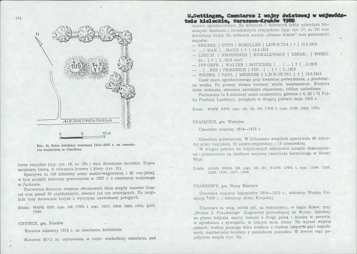 Karta cmentarza, skan nr 6