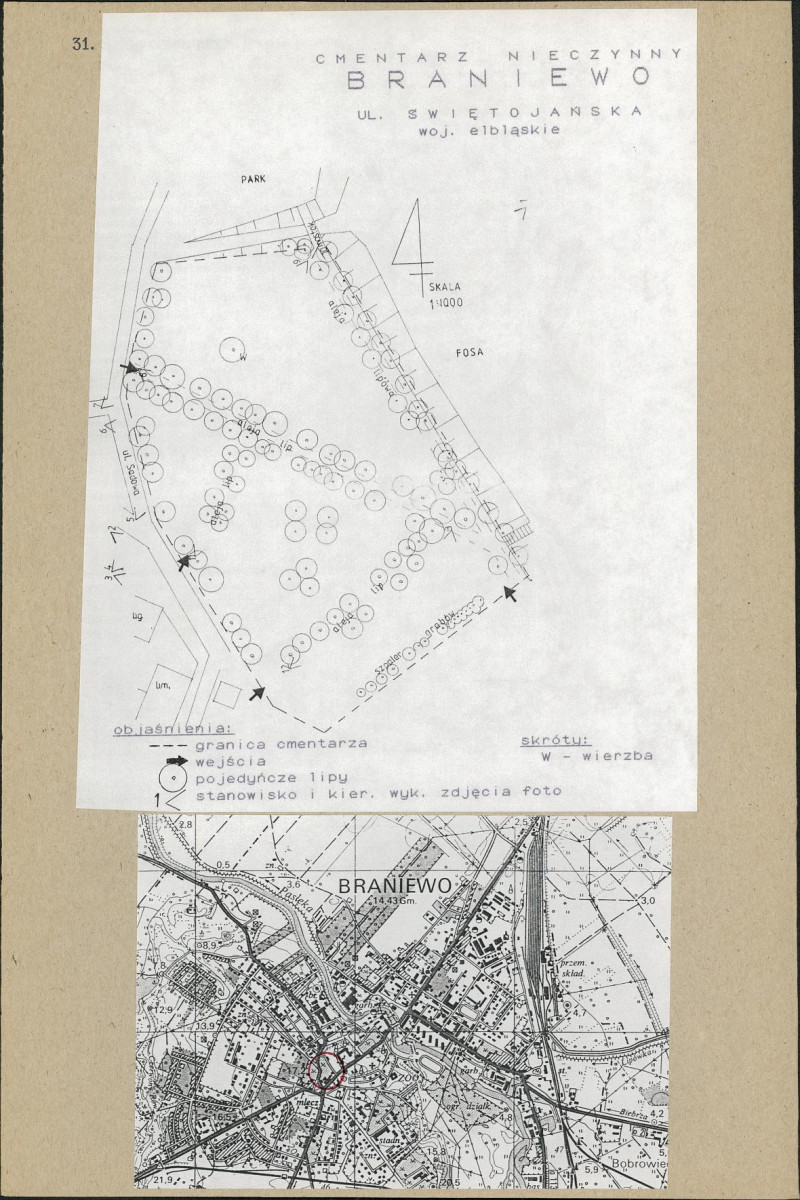 Karta cmentarza, skan nr 3