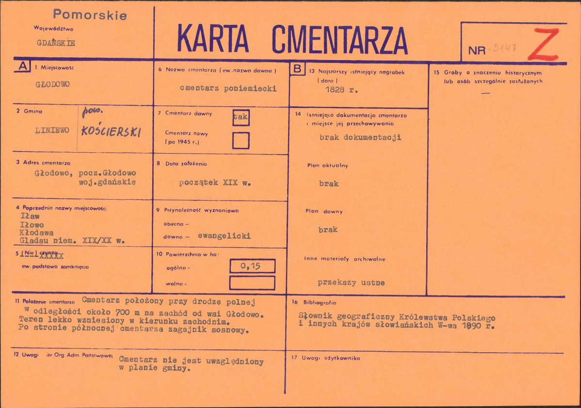 Karta cmentarza, skan nr 1