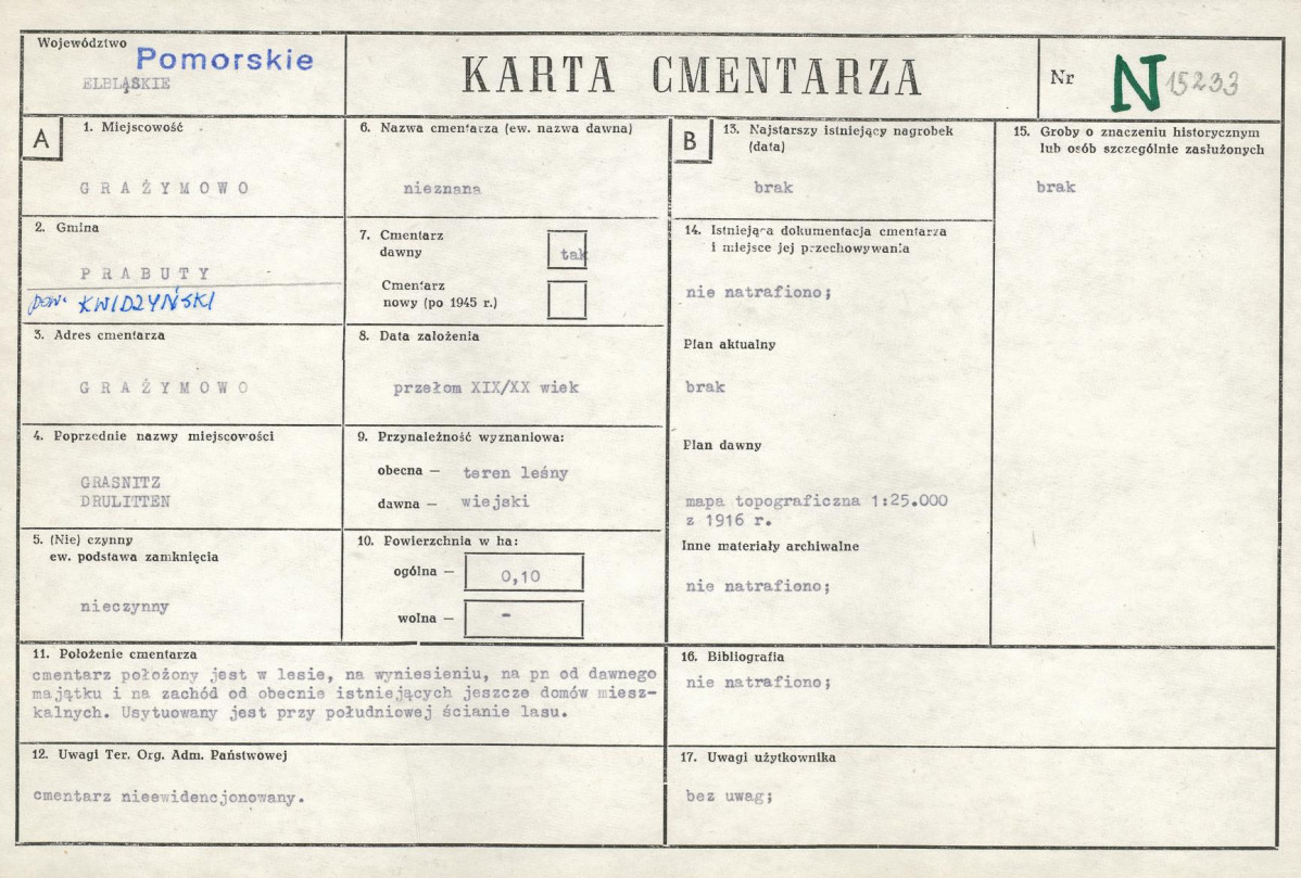 Karta cmentarza, skan nr 1