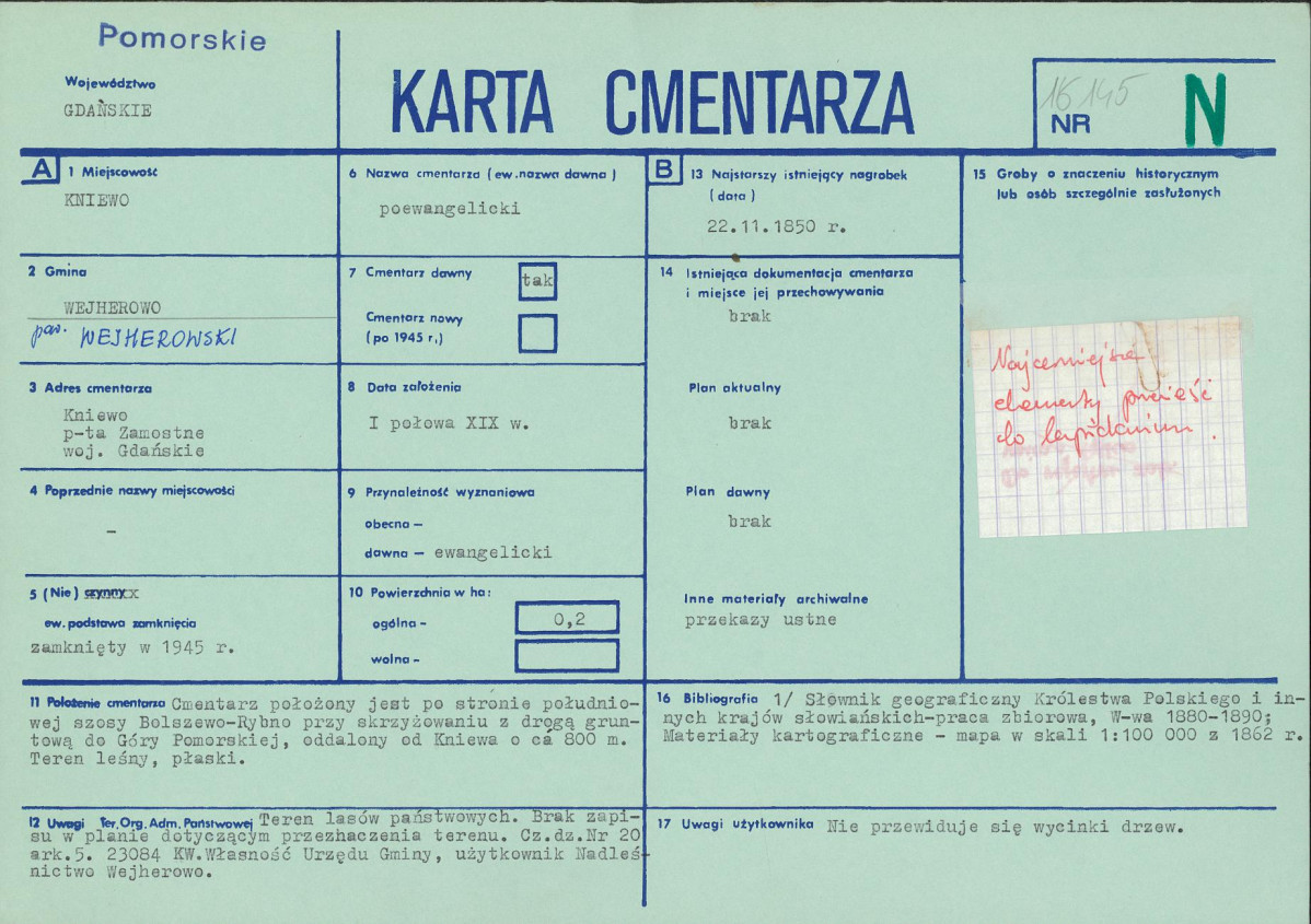 Karta cmentarza, skan nr 1