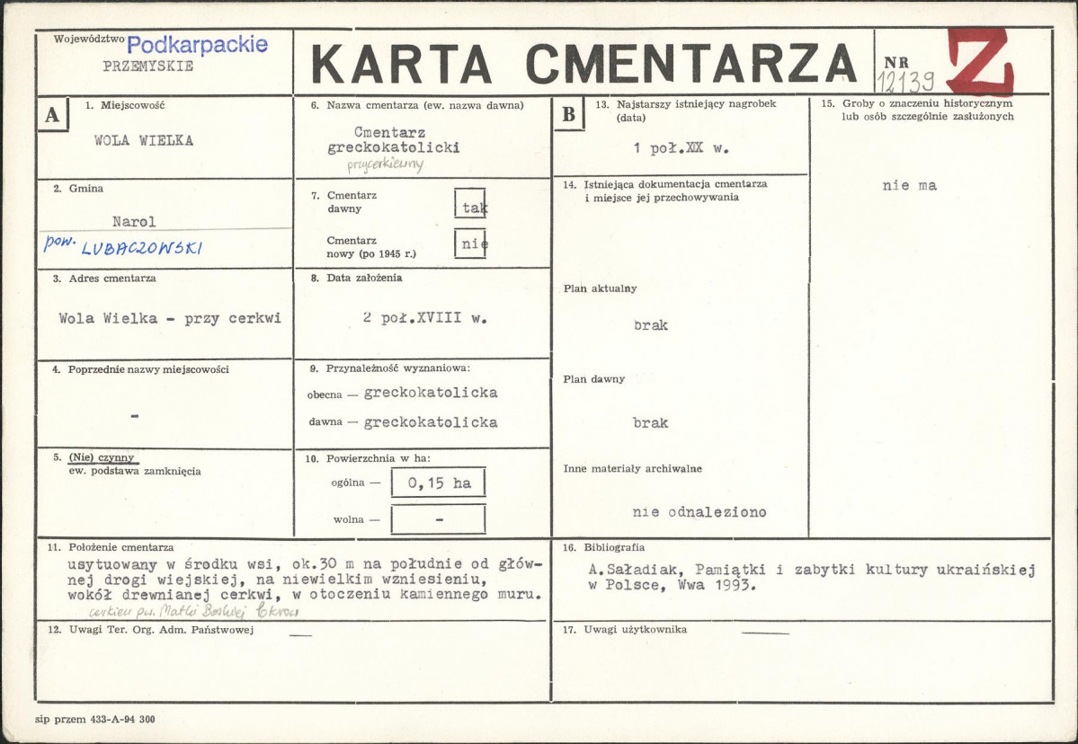 Karta cmentarza, skan nr 1