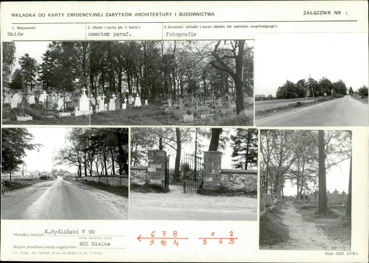 Karta cmentarza, skan nr 5