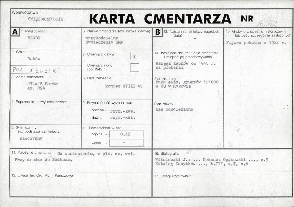 Karta cmentarza, skan nr 1