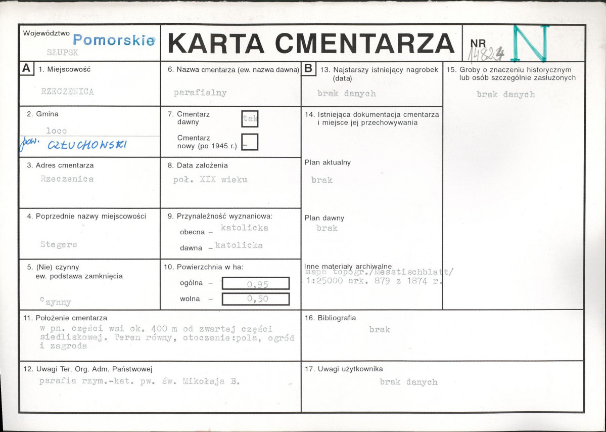 Karta cmentarza, skan nr 1