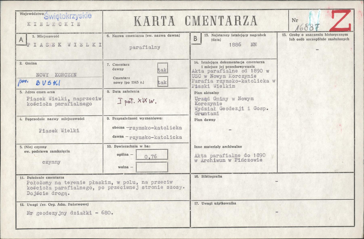 Karta cmentarza, skan nr 1