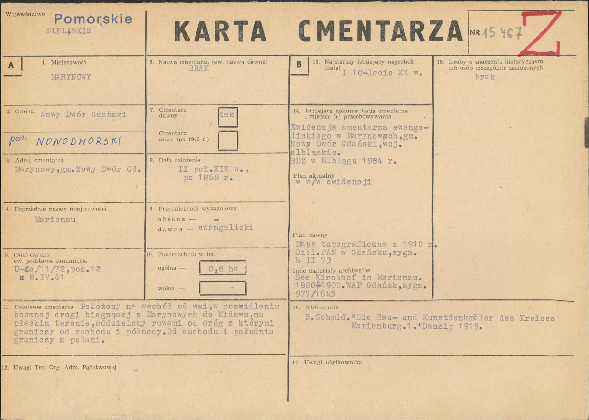 Karta cmentarza, skan nr 1