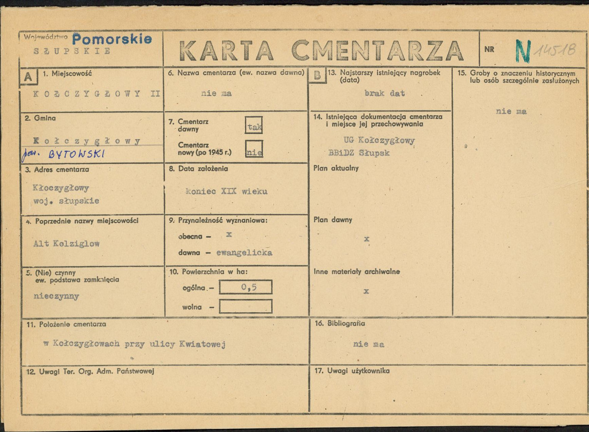 Karta cmentarza, skan nr 1