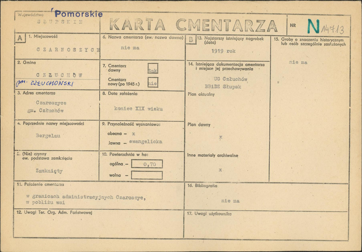 Karta cmentarza, skan nr 1