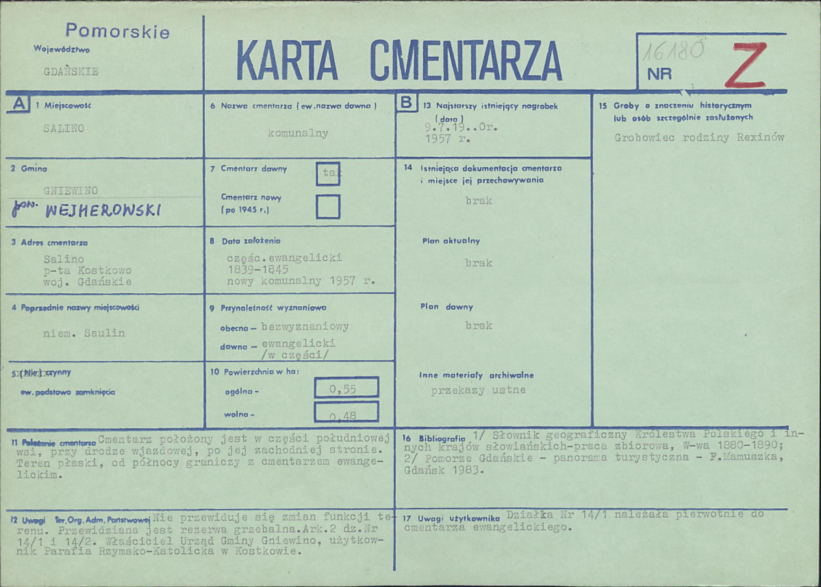 Karta cmentarza, skan nr 1