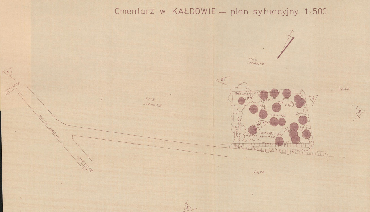 Karta cmentarza, skan nr 3