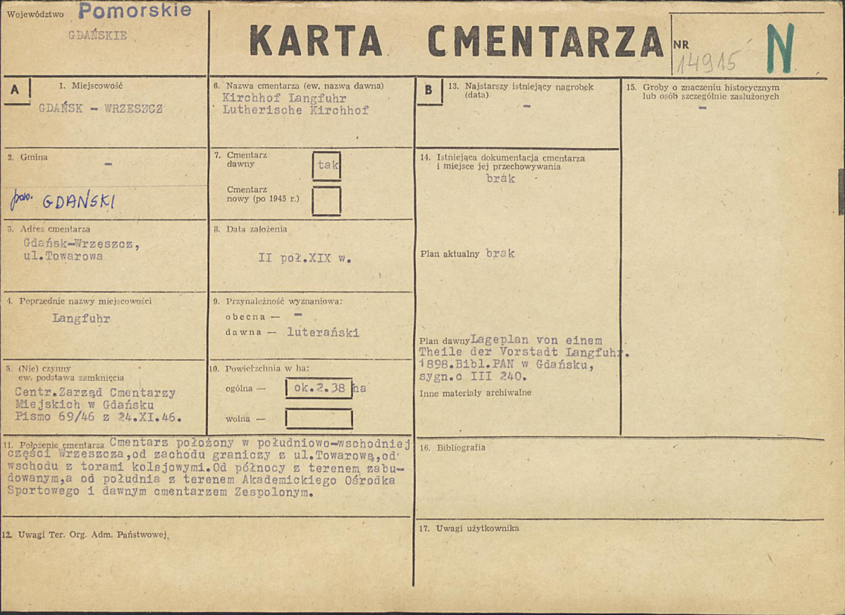 Karta cmentarza, skan nr 1