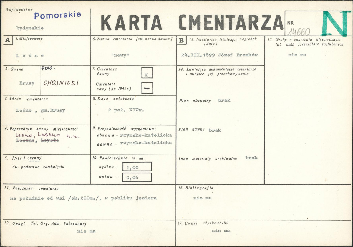 Karta cmentarza, skan nr 1