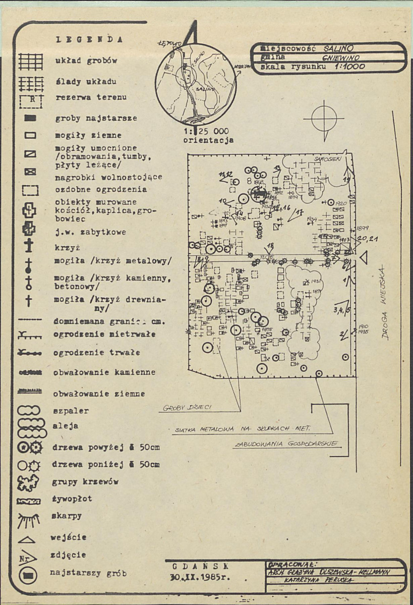 Karta cmentarza, skan nr 3
