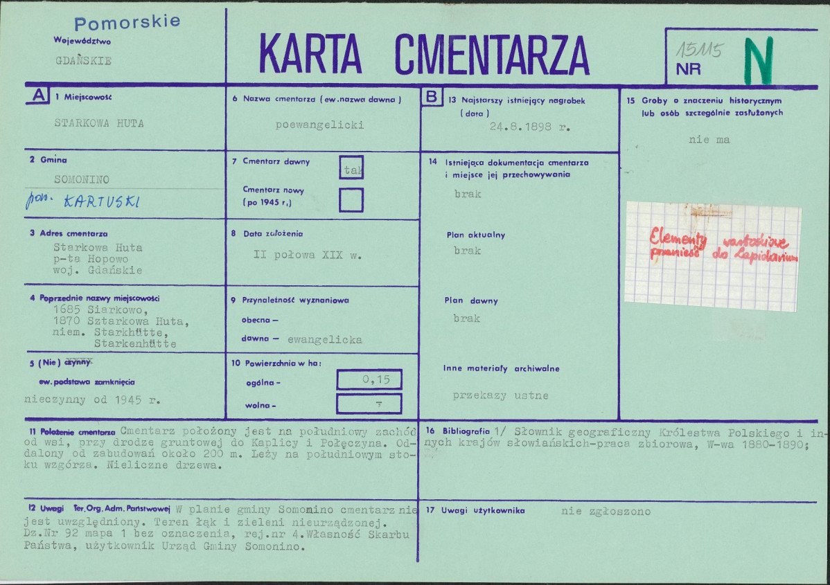 Karta cmentarza, skan nr 1