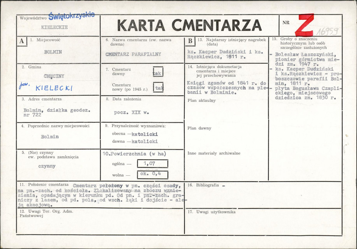 Karta cmentarza, skan nr 1