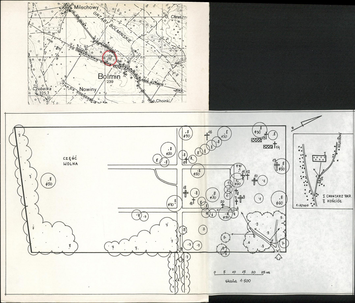 Karta cmentarza, skan nr 3