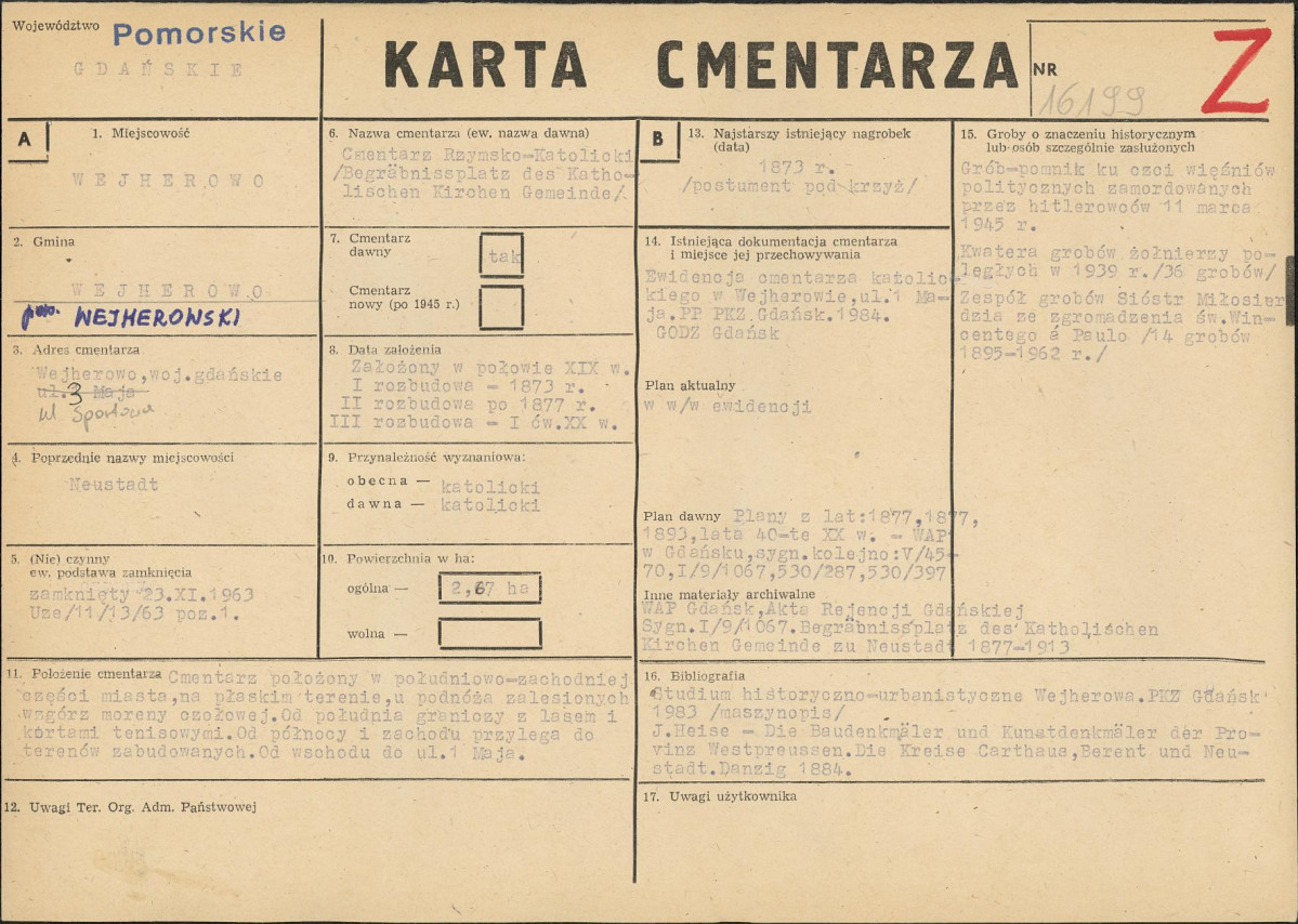 Karta cmentarza, skan nr 1