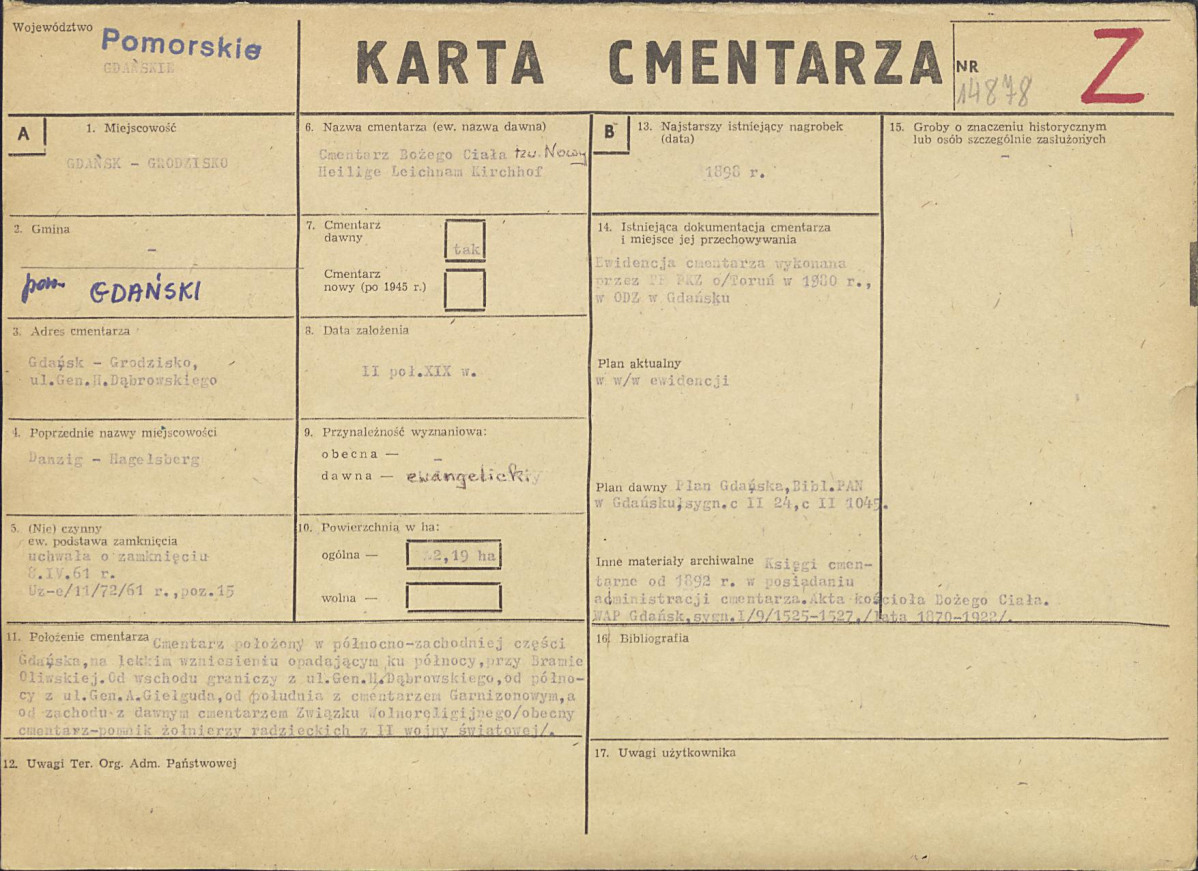 Karta cmentarza, skan nr 1