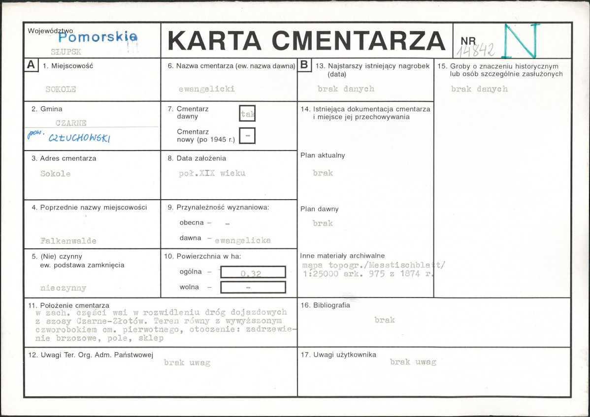 Karta cmentarza, skan nr 1
