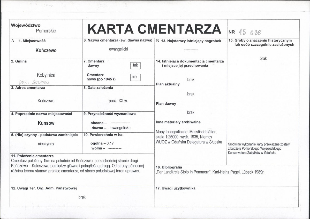 Karta cmentarza, skan nr 1