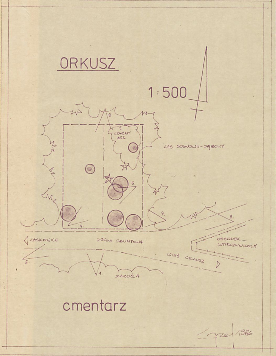 Karta cmentarza, skan nr 3