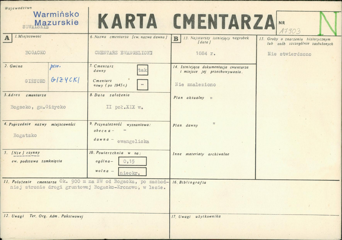 Karta cmentarza, skan nr 1