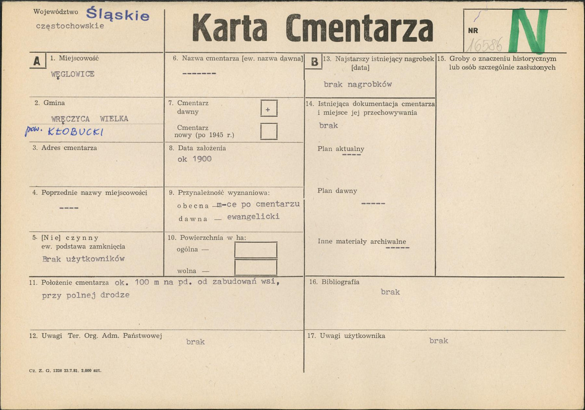 Karta cmentarza, skan nr 1