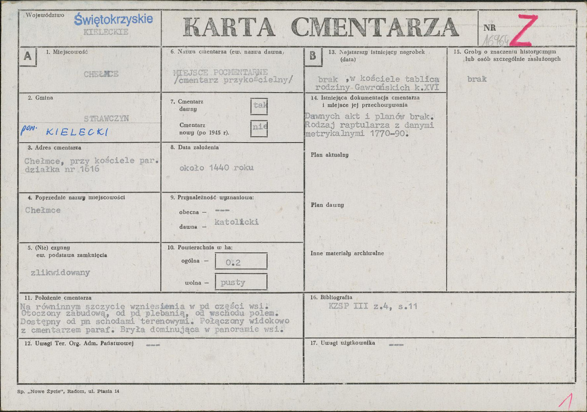 Karta cmentarza, skan nr 1